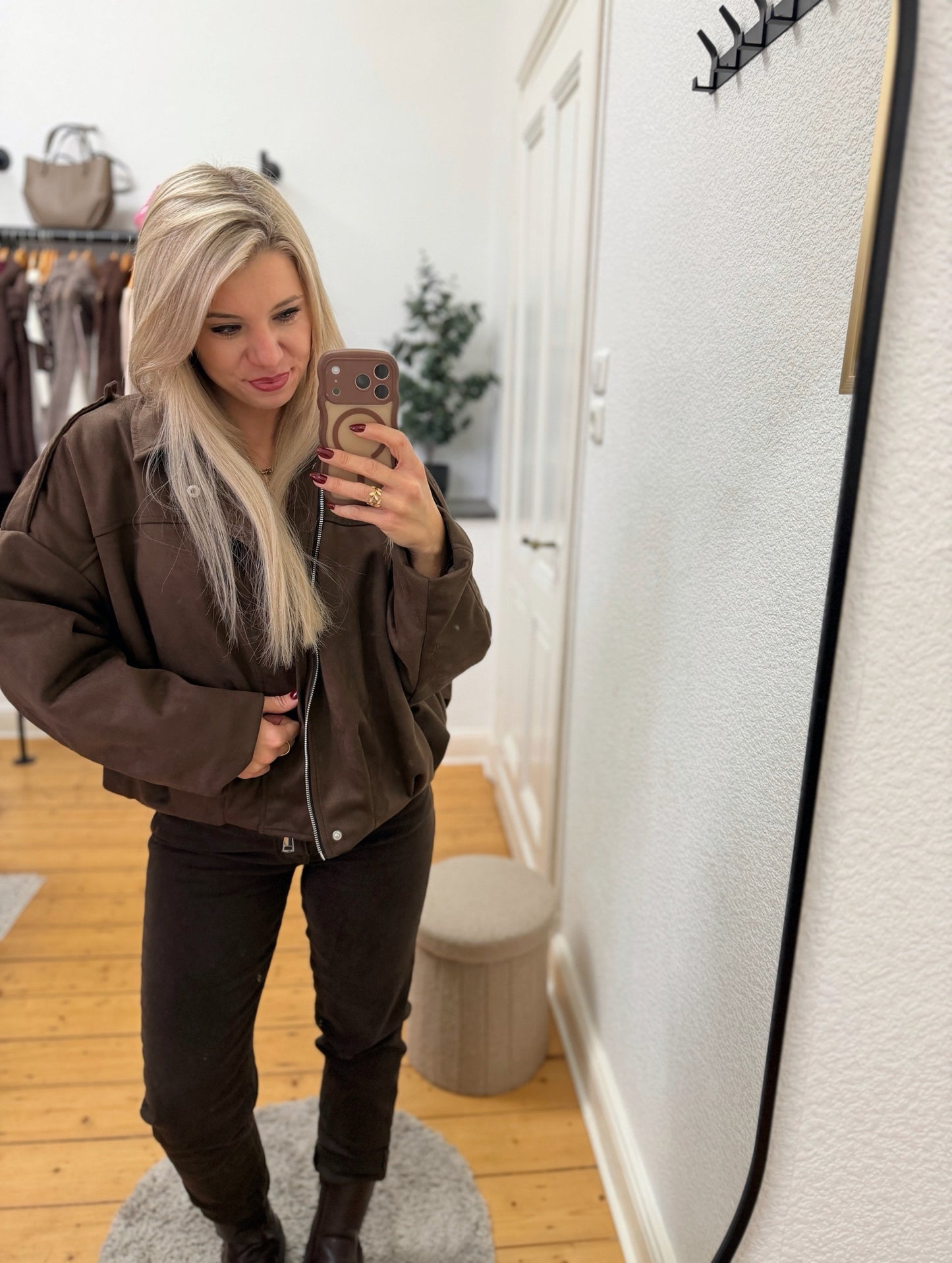 Jacke „suede“ gefüttert
