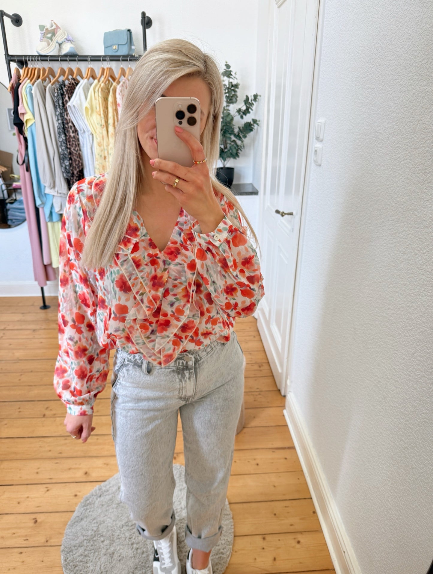 Bluse „flower“