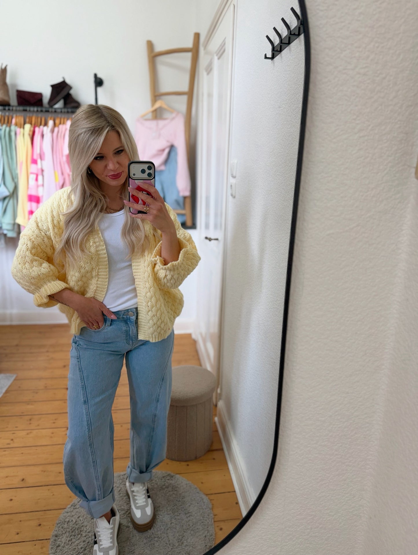 Cardigan „happy“