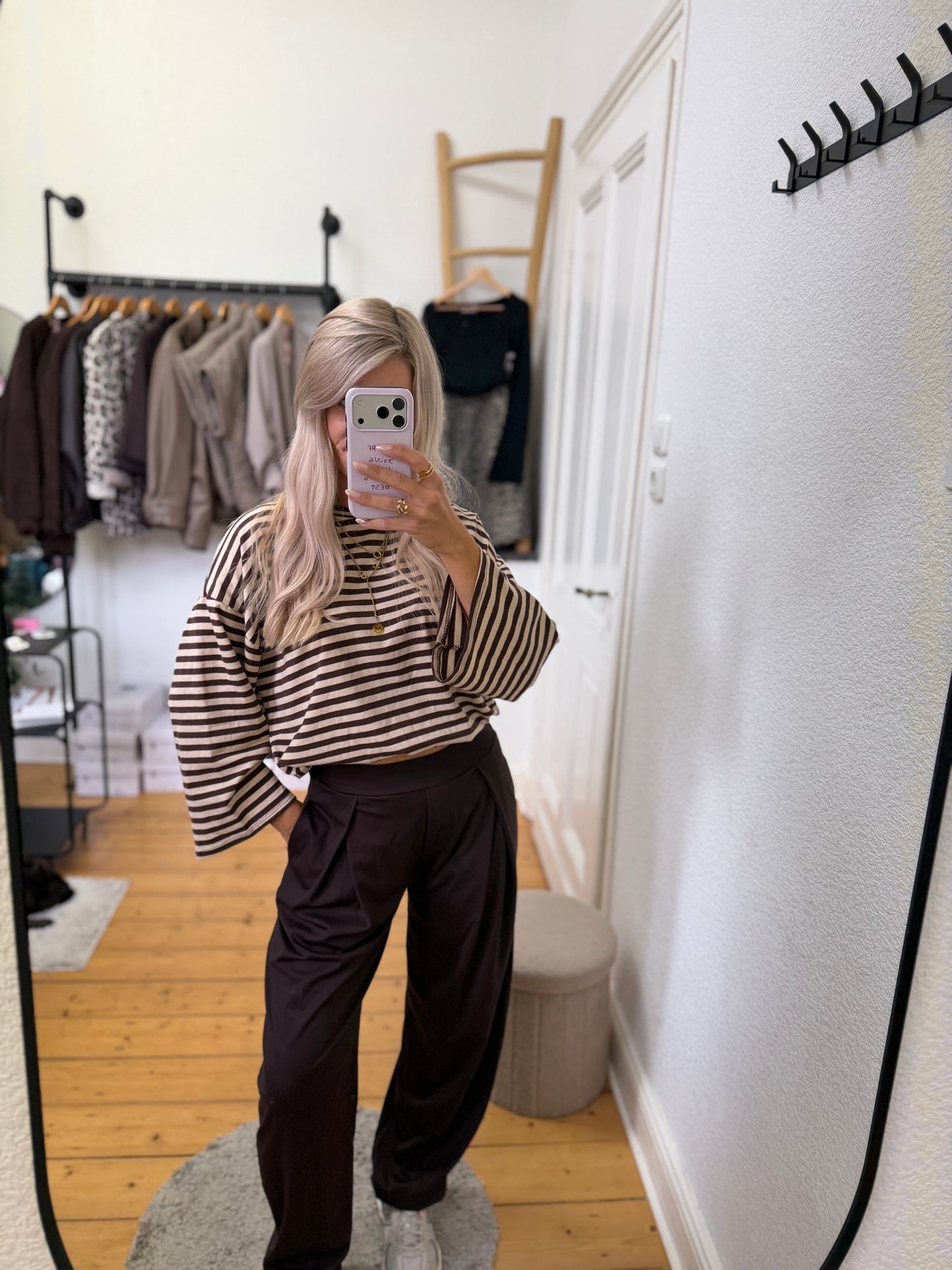 Sweatshirt „in stripes“