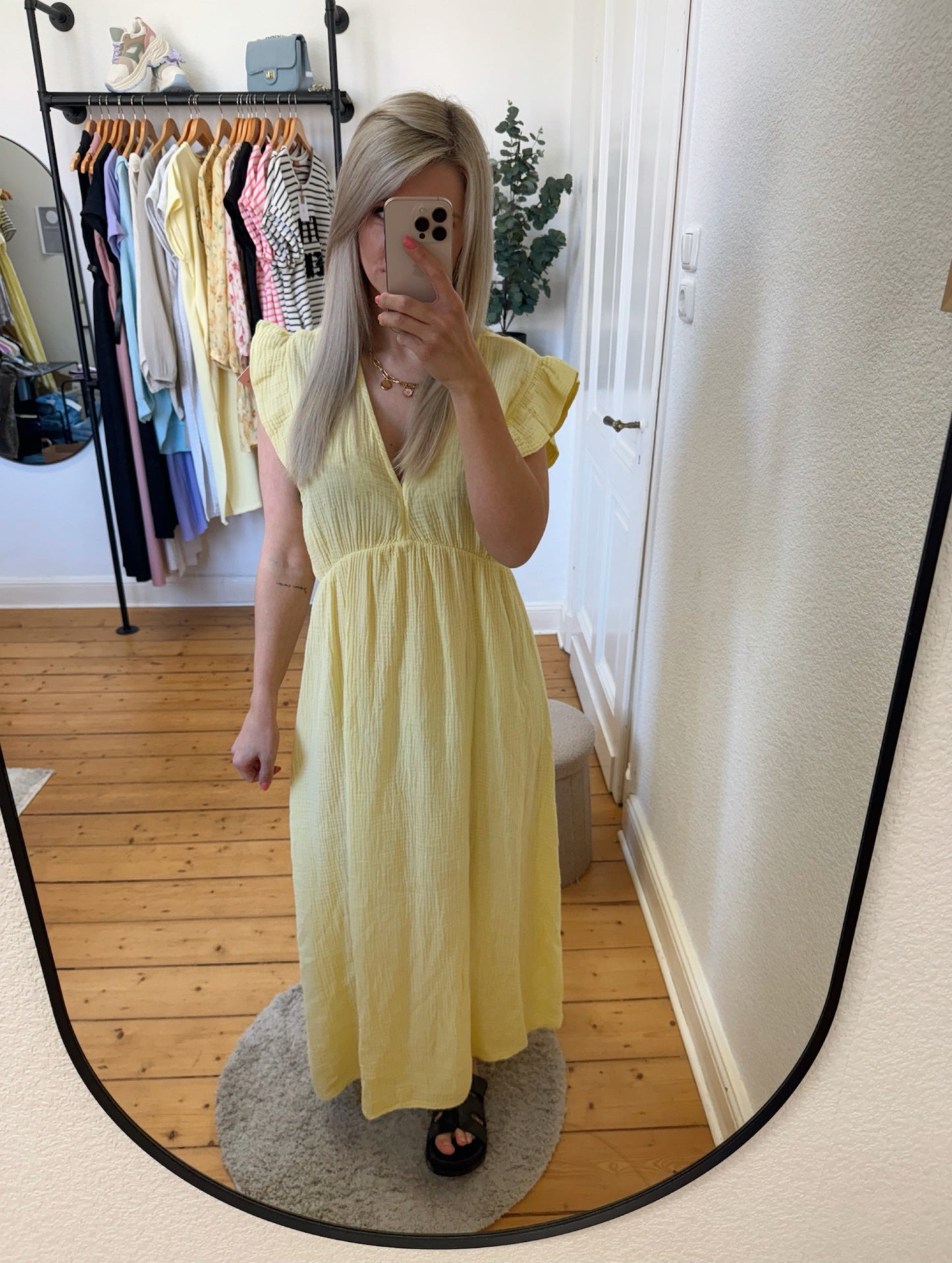 Musselinmaxikleid