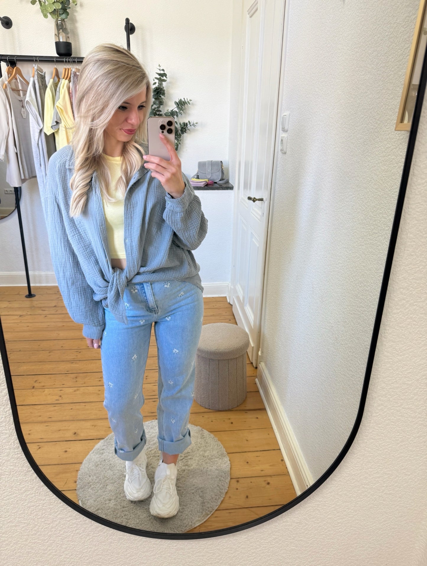 Musselinbluse kurze Variante
