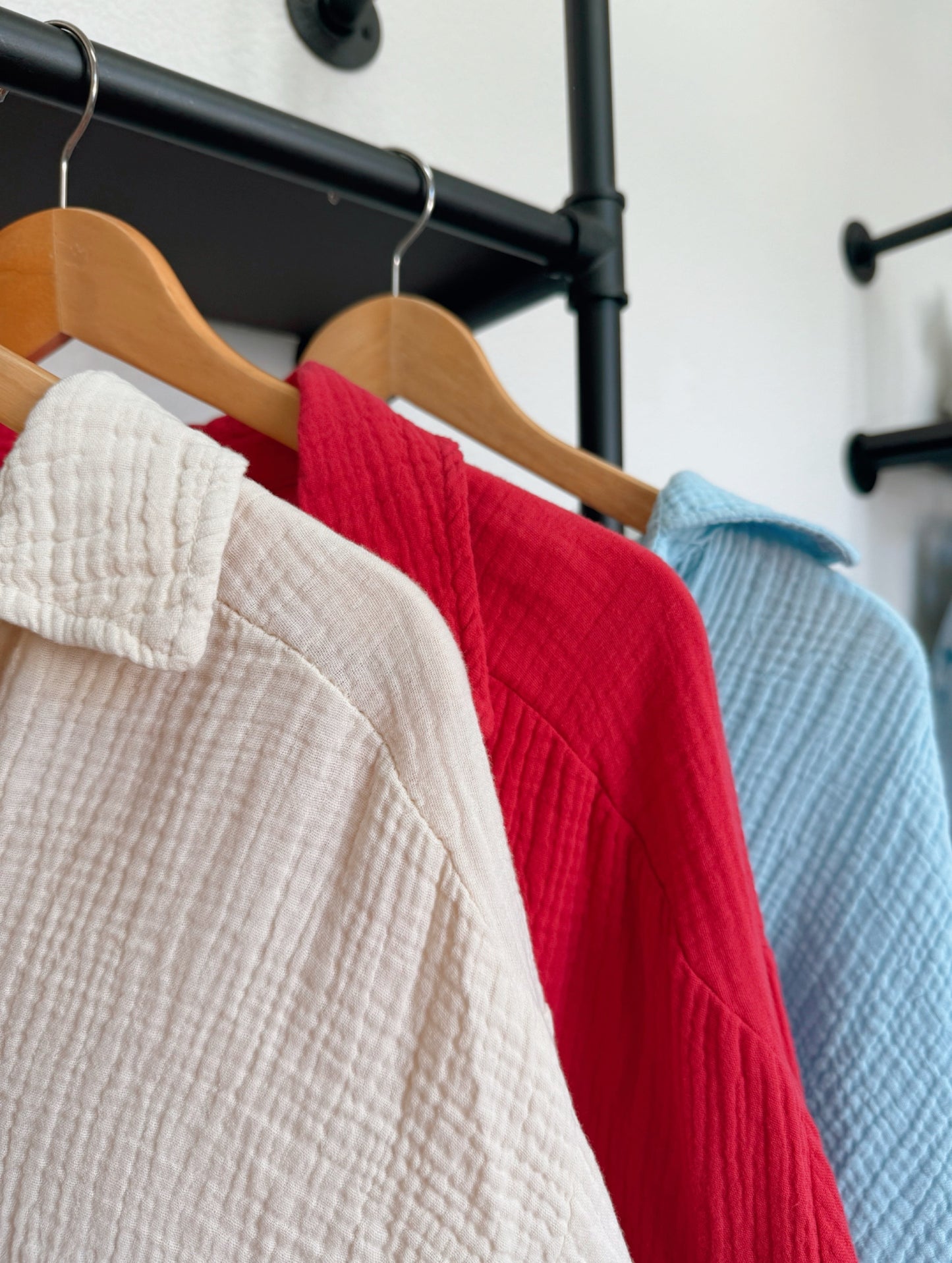 Musselinbluse lange Variante
