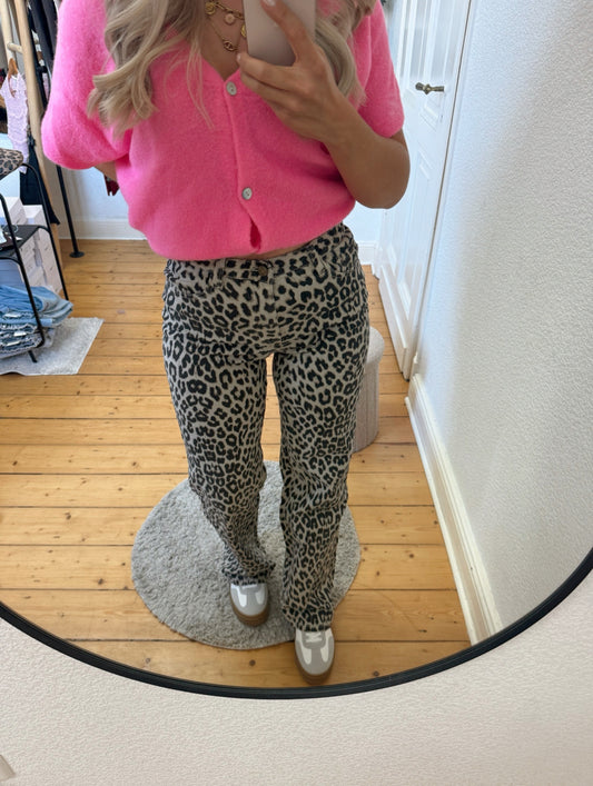 Wide leg Jeans Leoprint