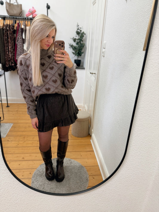 Cord skort