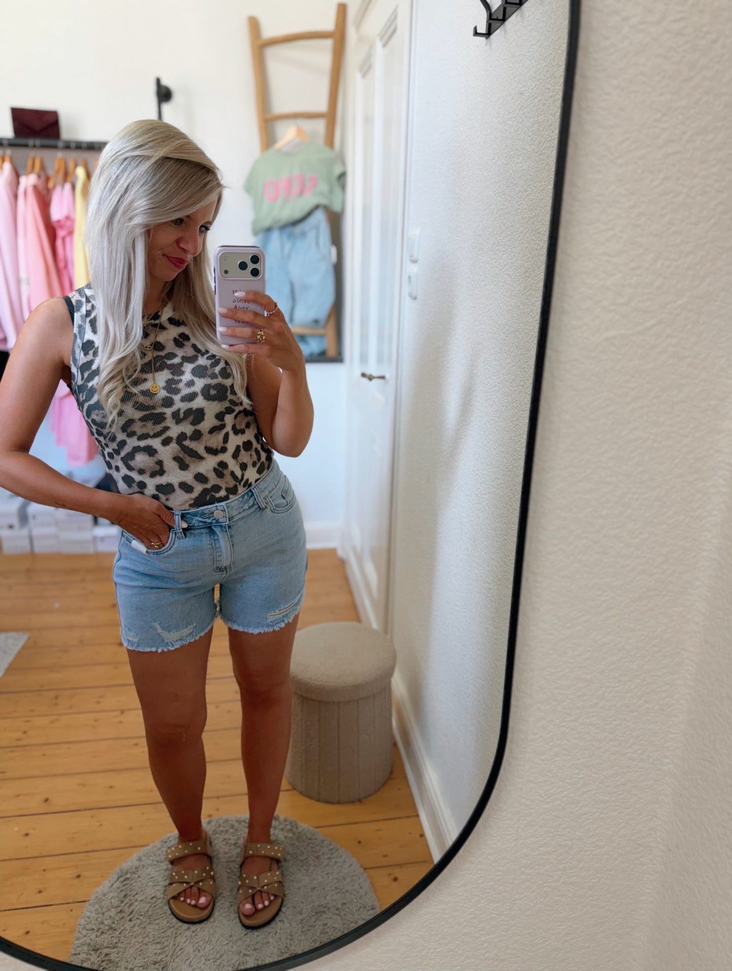 Leoprint top