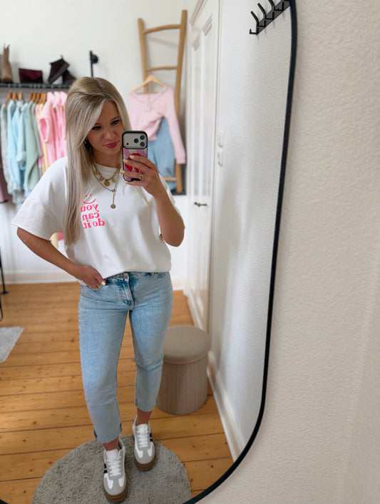 T-shirt „you can“