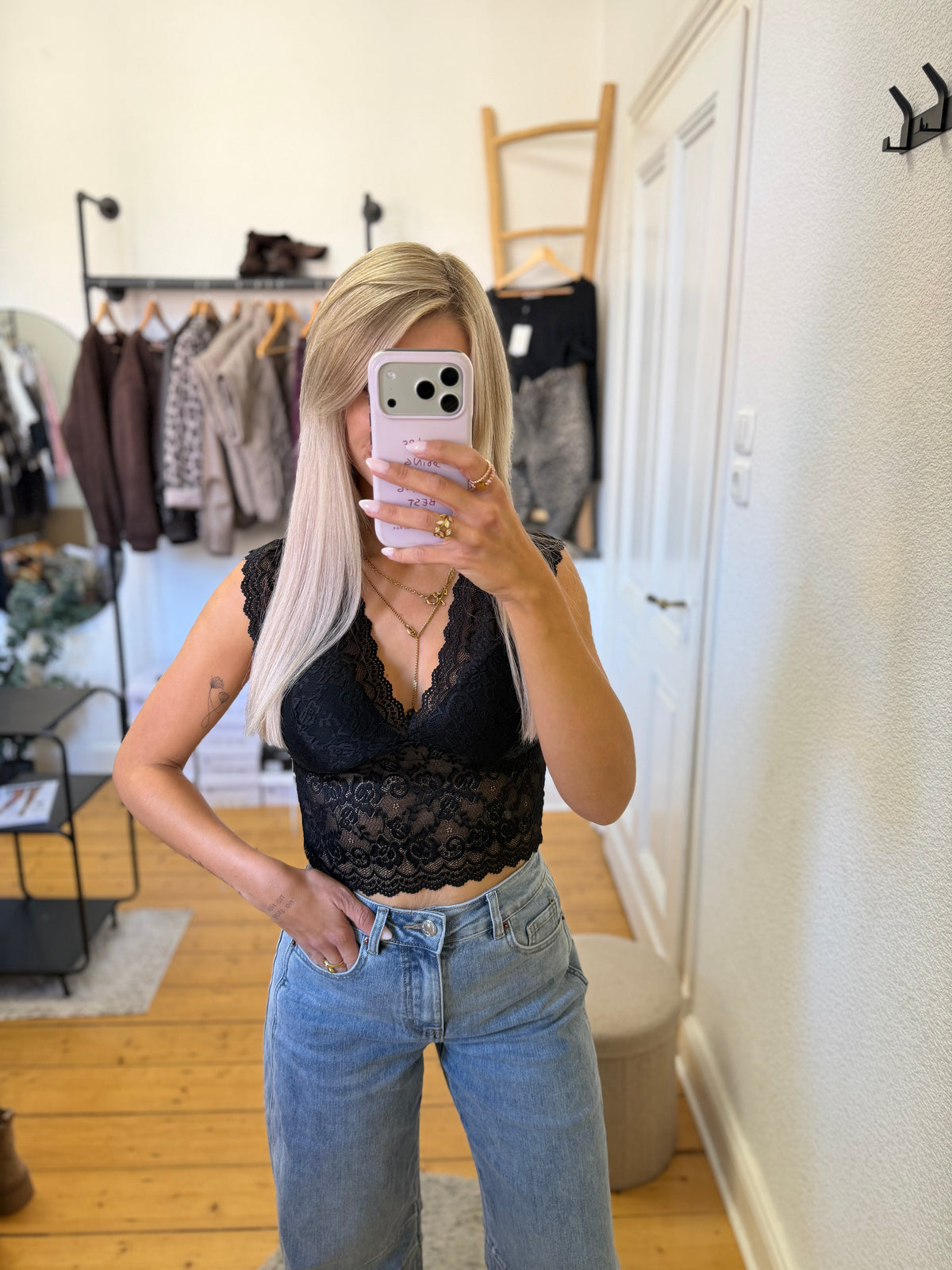 Spitzen top „another“