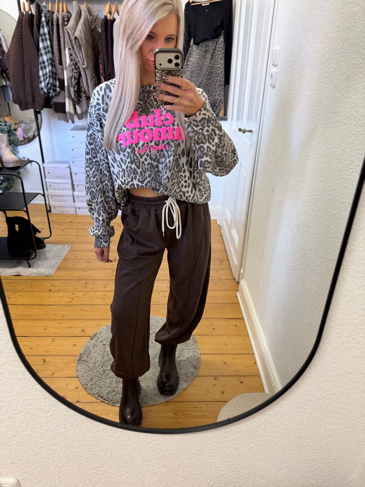 Jogger Pants in braun
