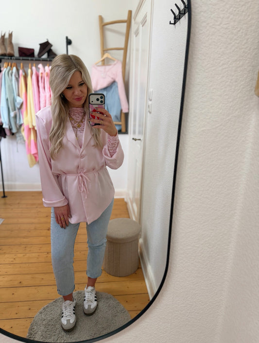Satin blazer