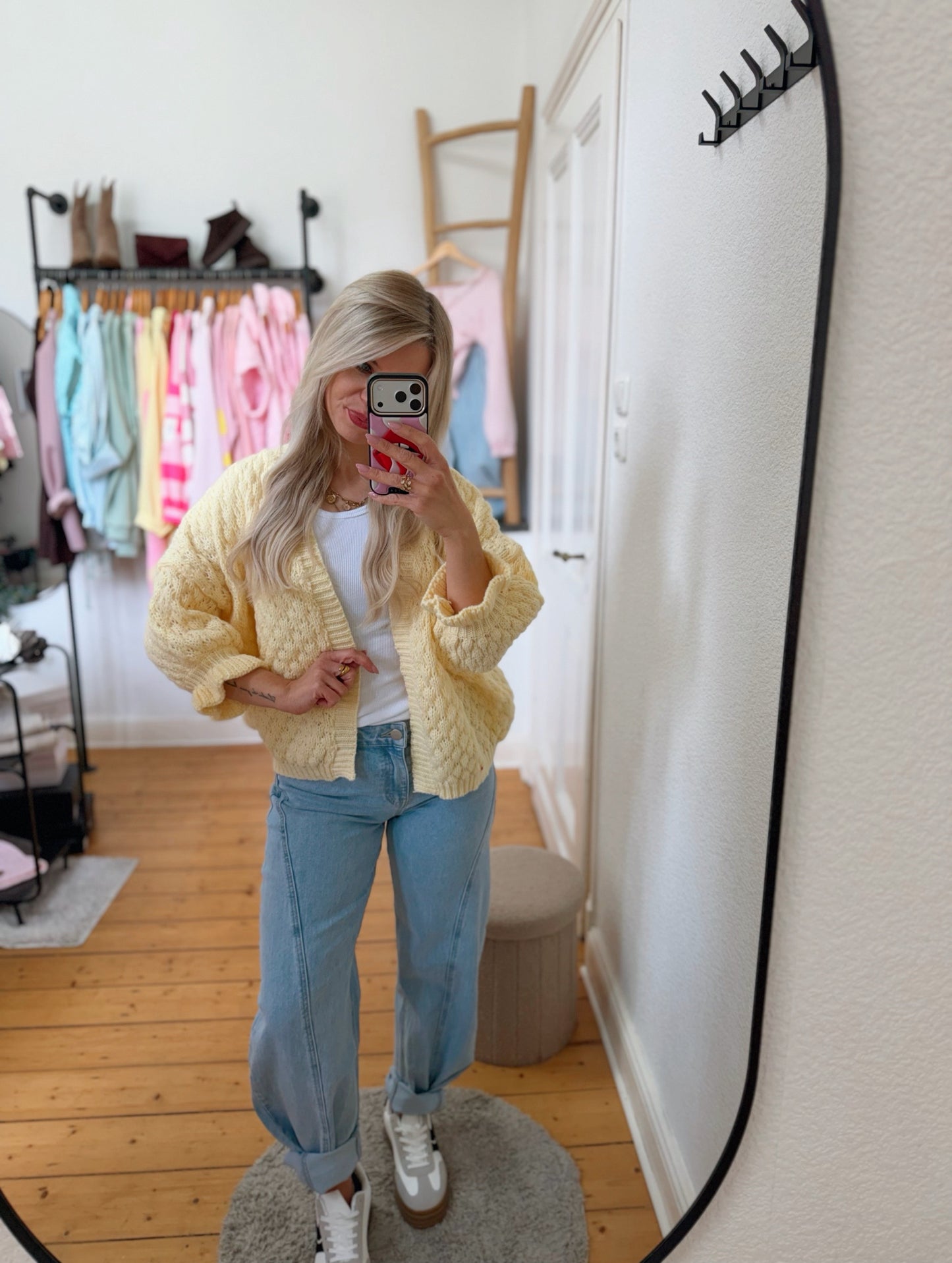 Cardigan „happy“