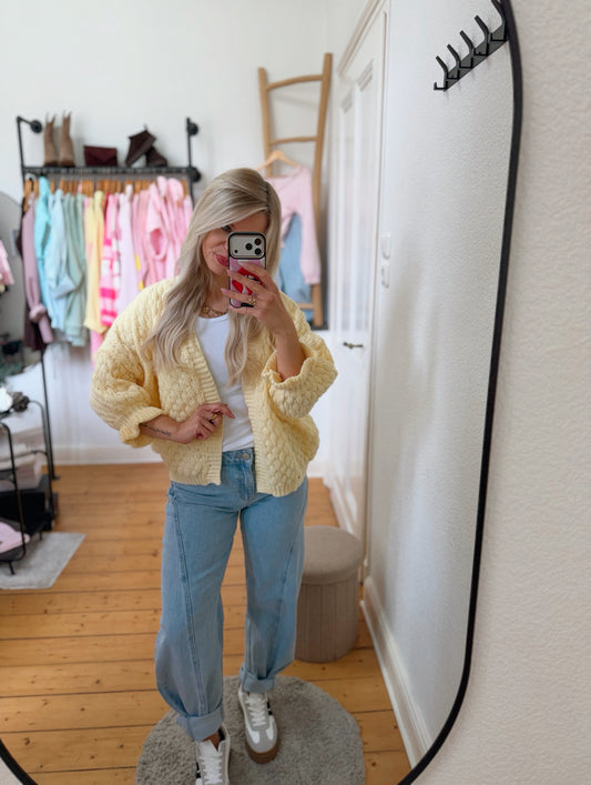 Cardigan „happy“