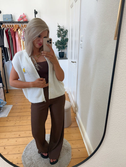 Weste mit zip