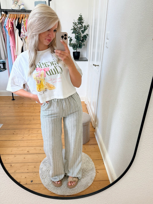 Crop Shirt „vacation“