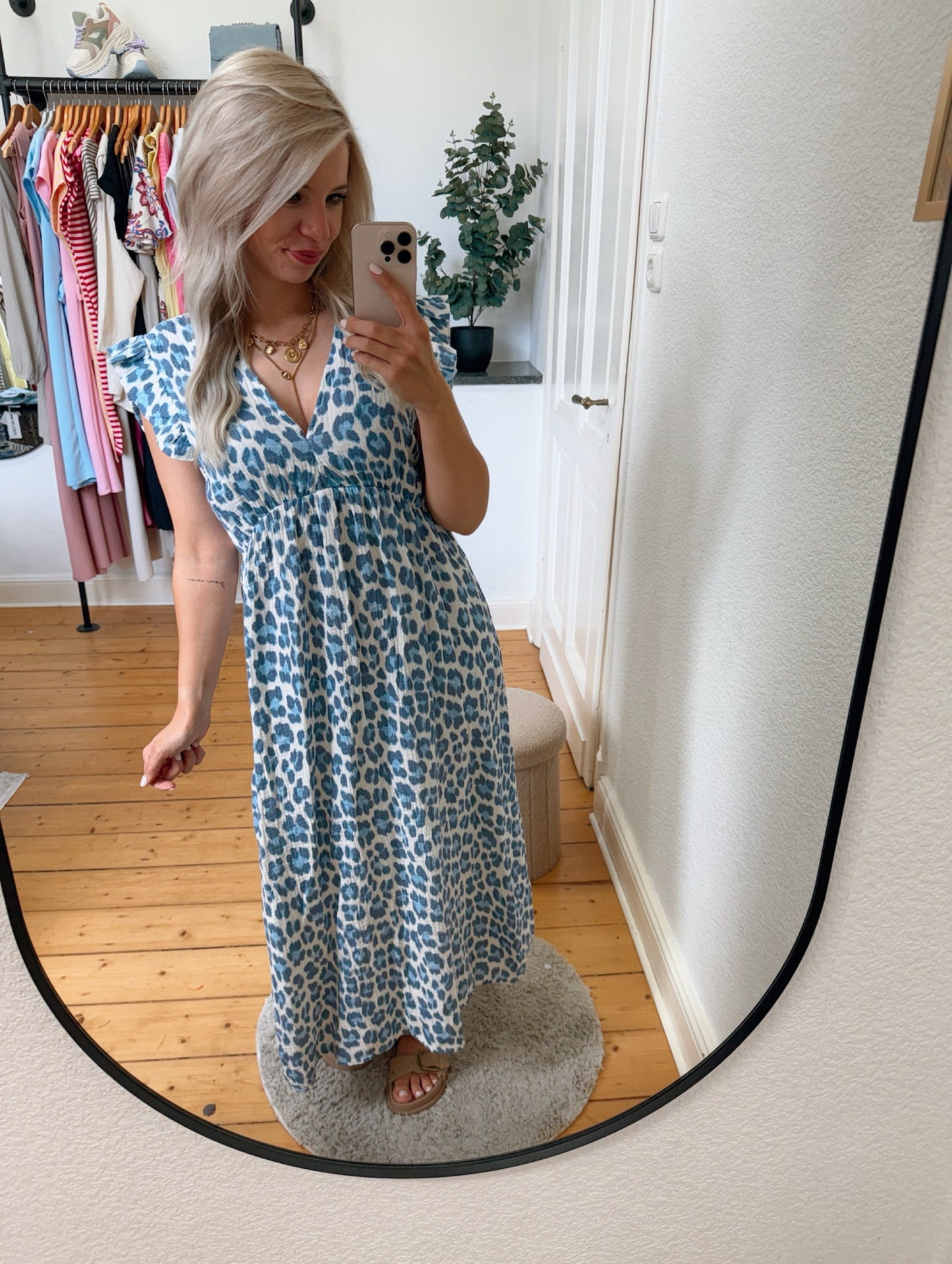 Musselinmaxikleid