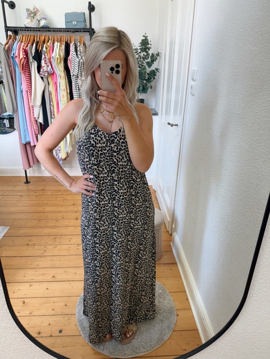 Leoprint Maxikleid