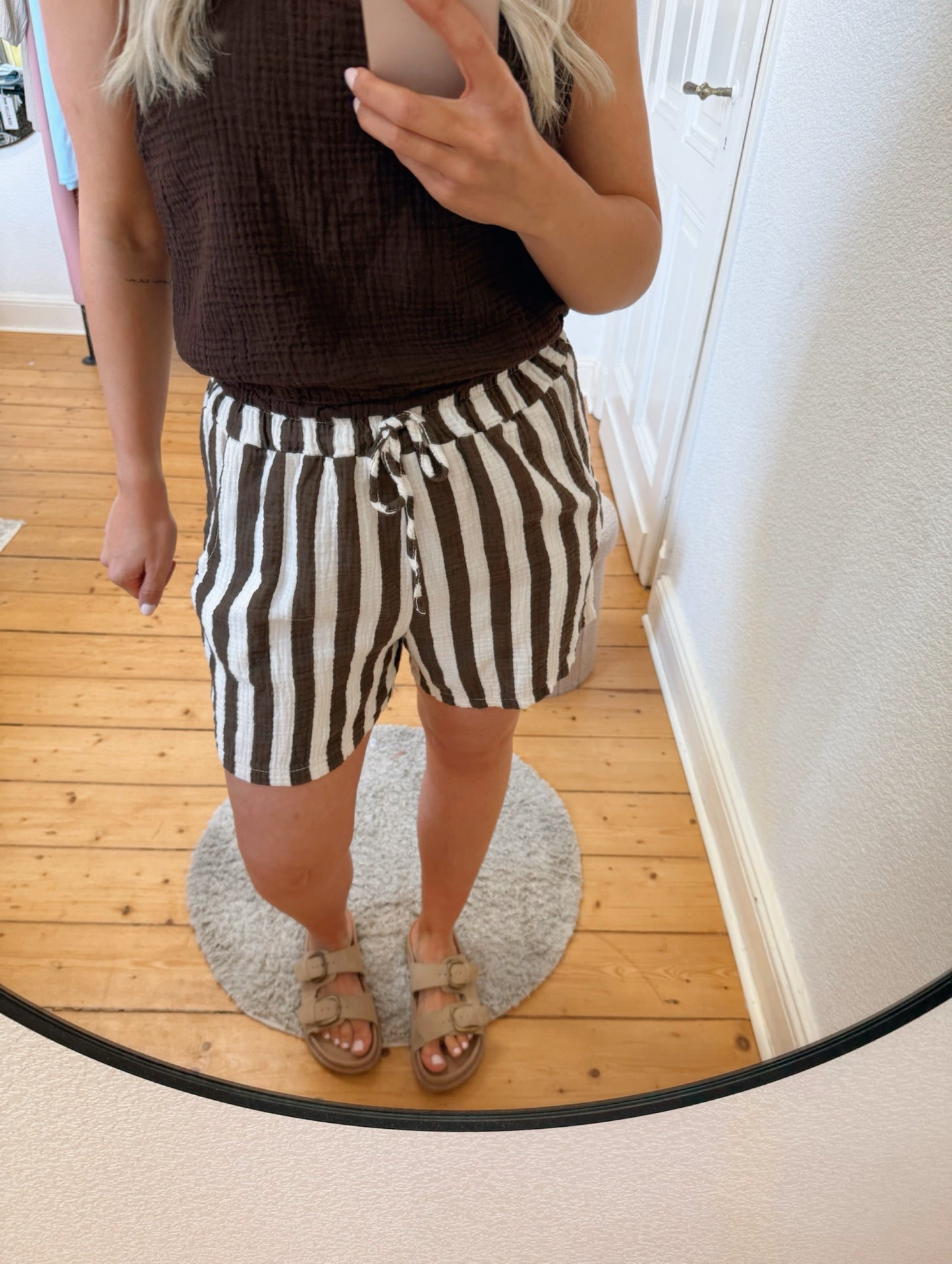 Musselin Shorts „stripe“