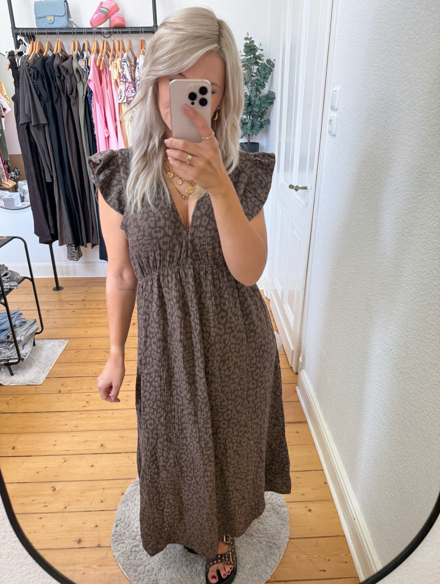 Musselinmaxikleid
