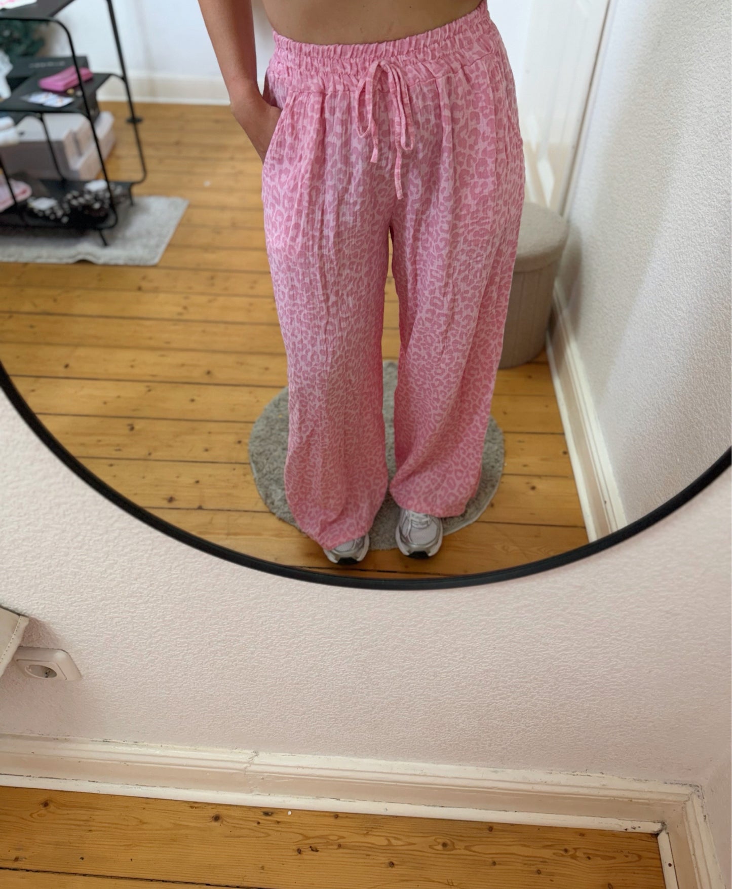Musselinhose „pretty pink in leo“
