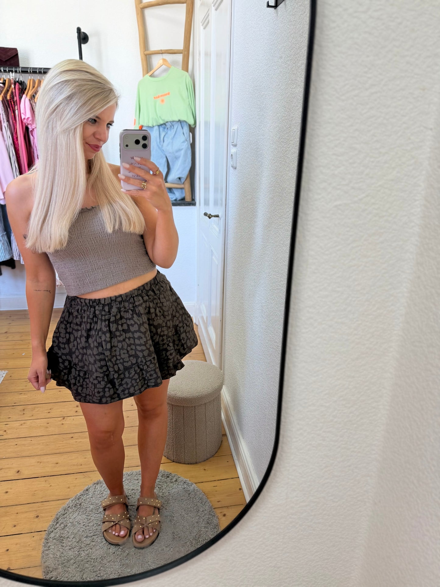 Musselin skort