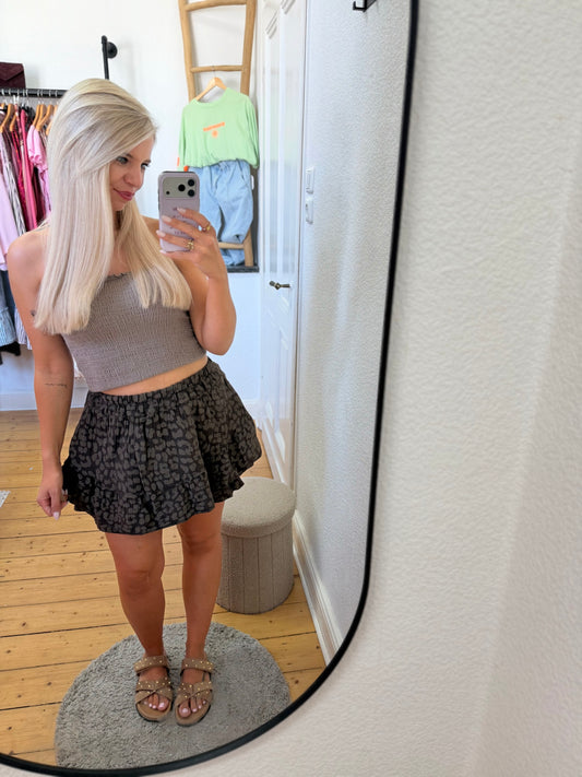 Musselin skort