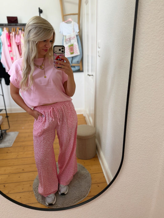 Musselinhose „pretty pink in leo“