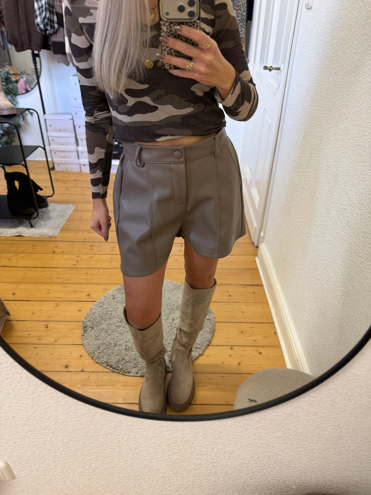 Leder Shorts „Foxy“