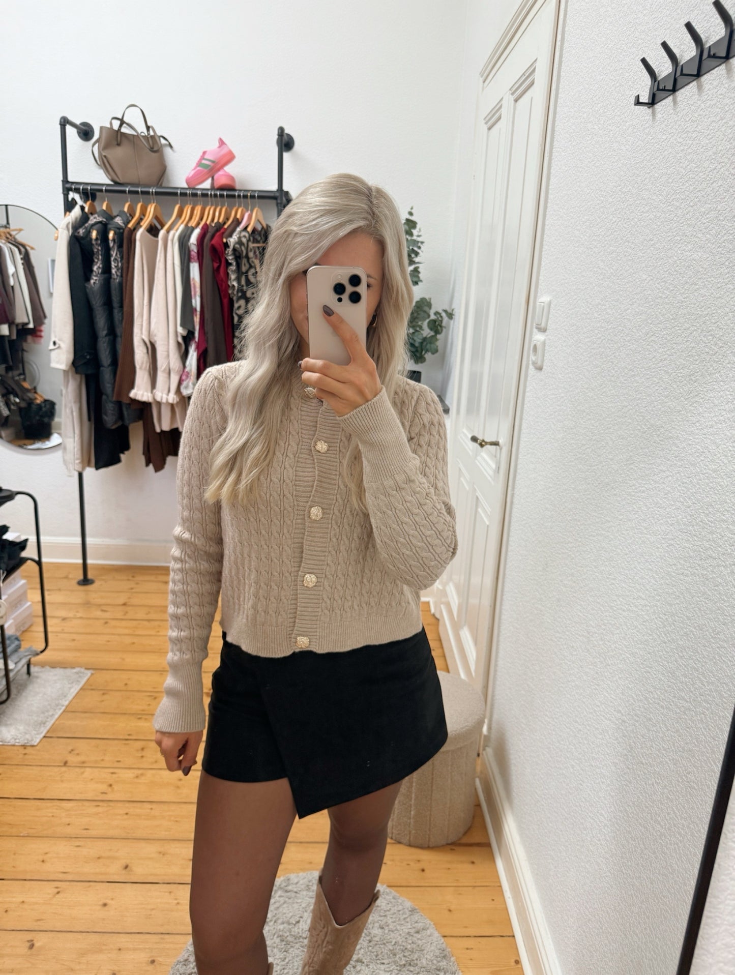 Cardigan „plait“