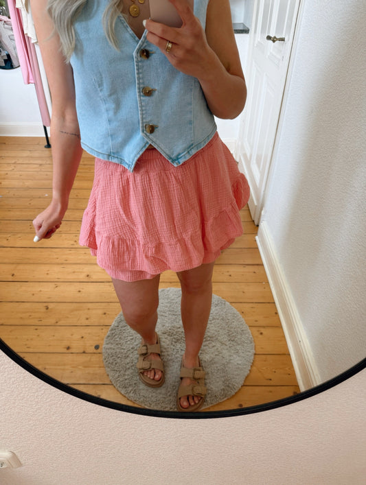 Musselin skort