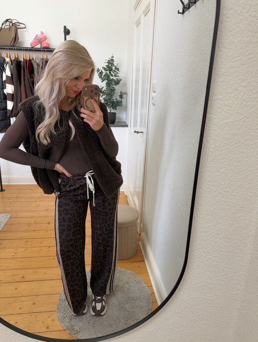 Leoprint Stoffhose „ida“