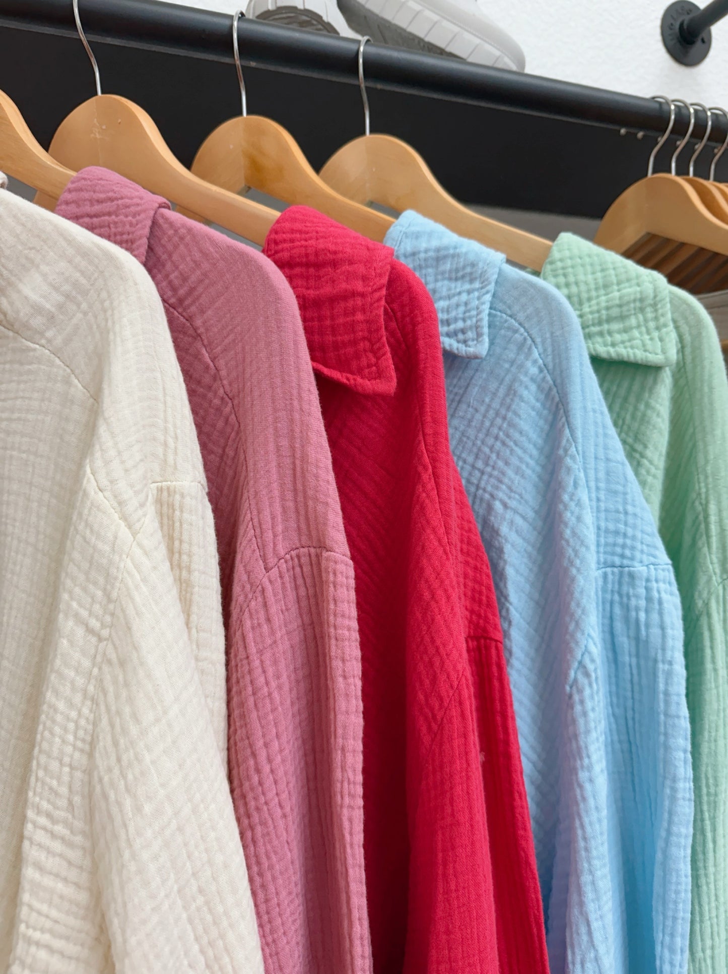 Musselinbluse kurze Variante