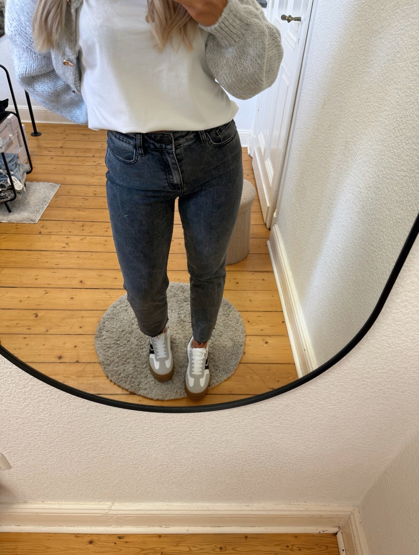 Mom Jeans Stone washed