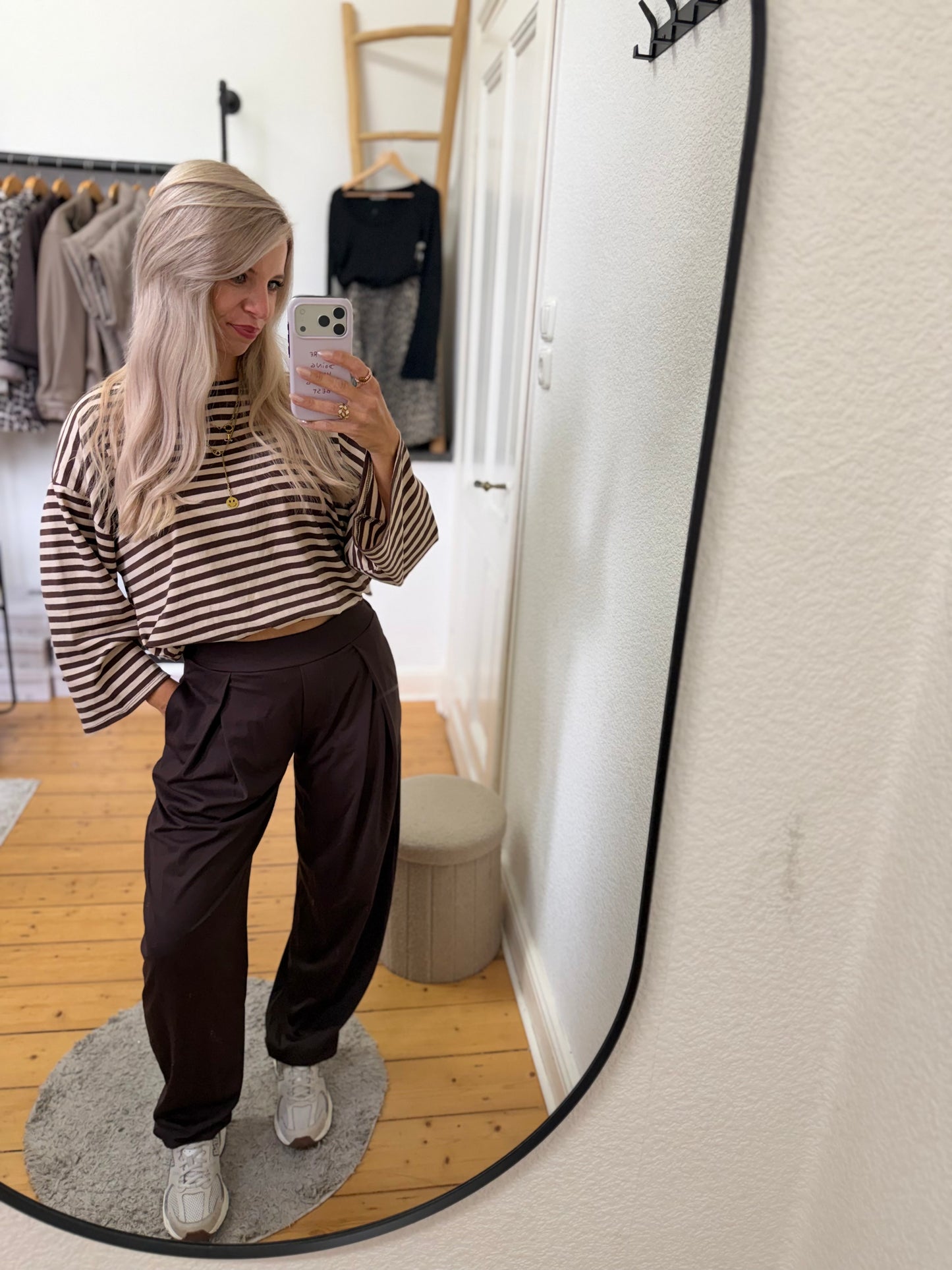 Sweatshirt „in stripes“