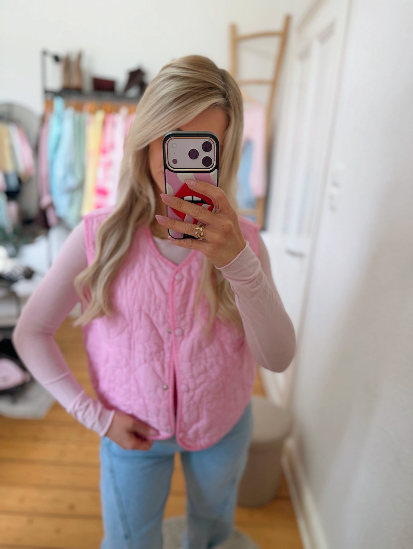 Steppweste „love“