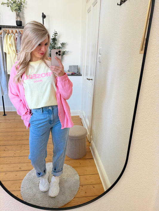 Musselinbluse kurze Variante