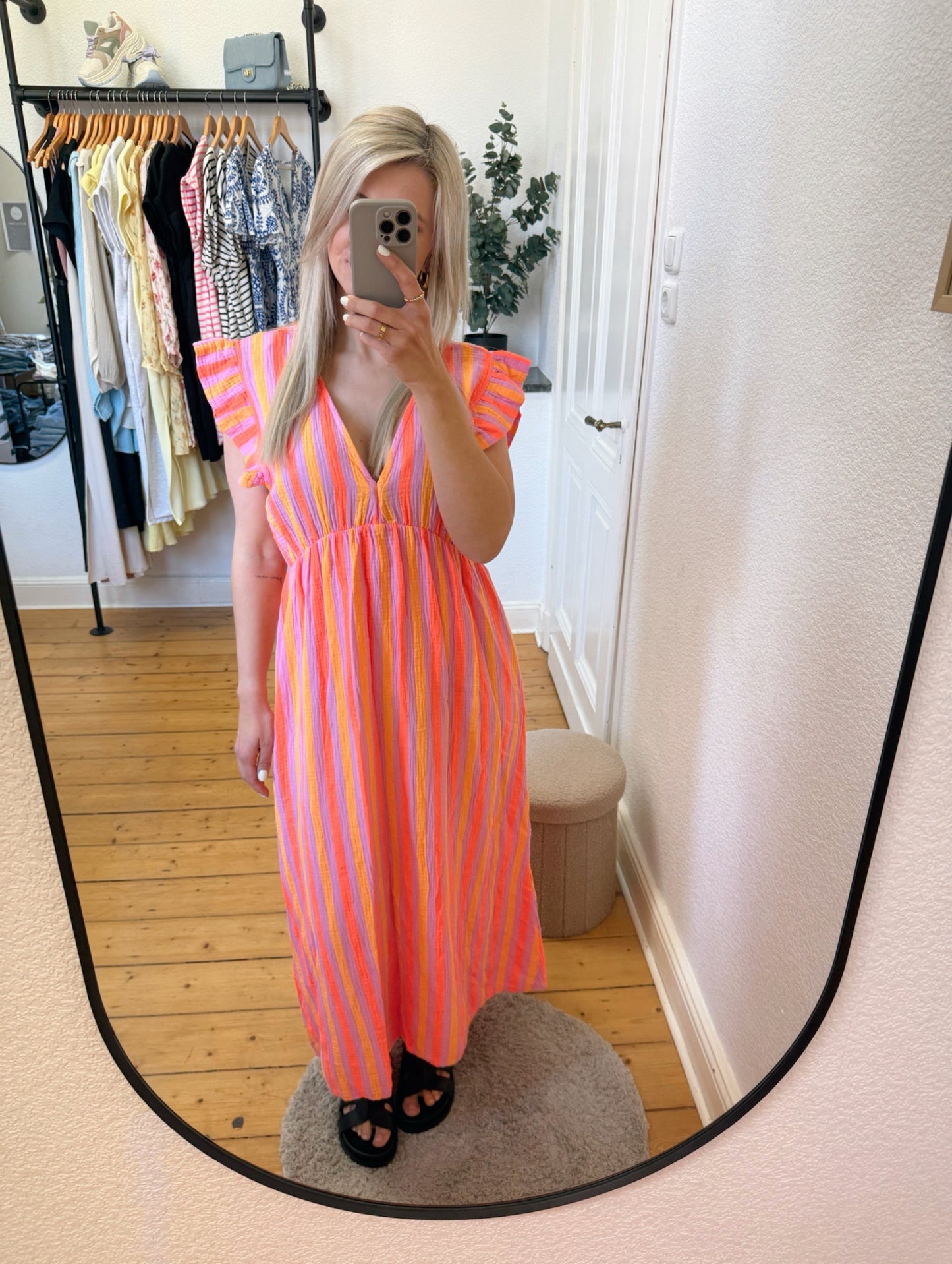Musselinmaxikleid