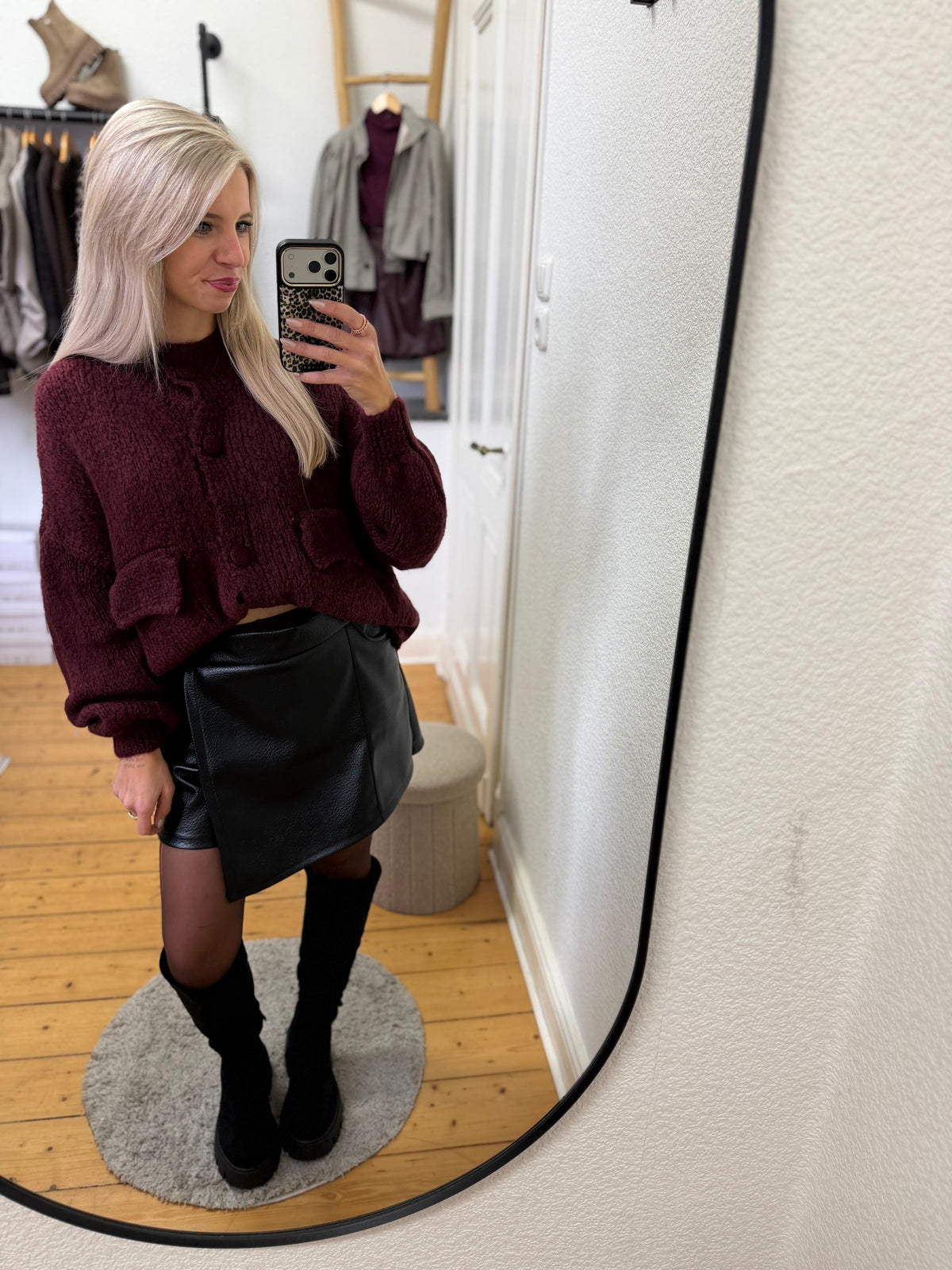 Cardigan “way down”