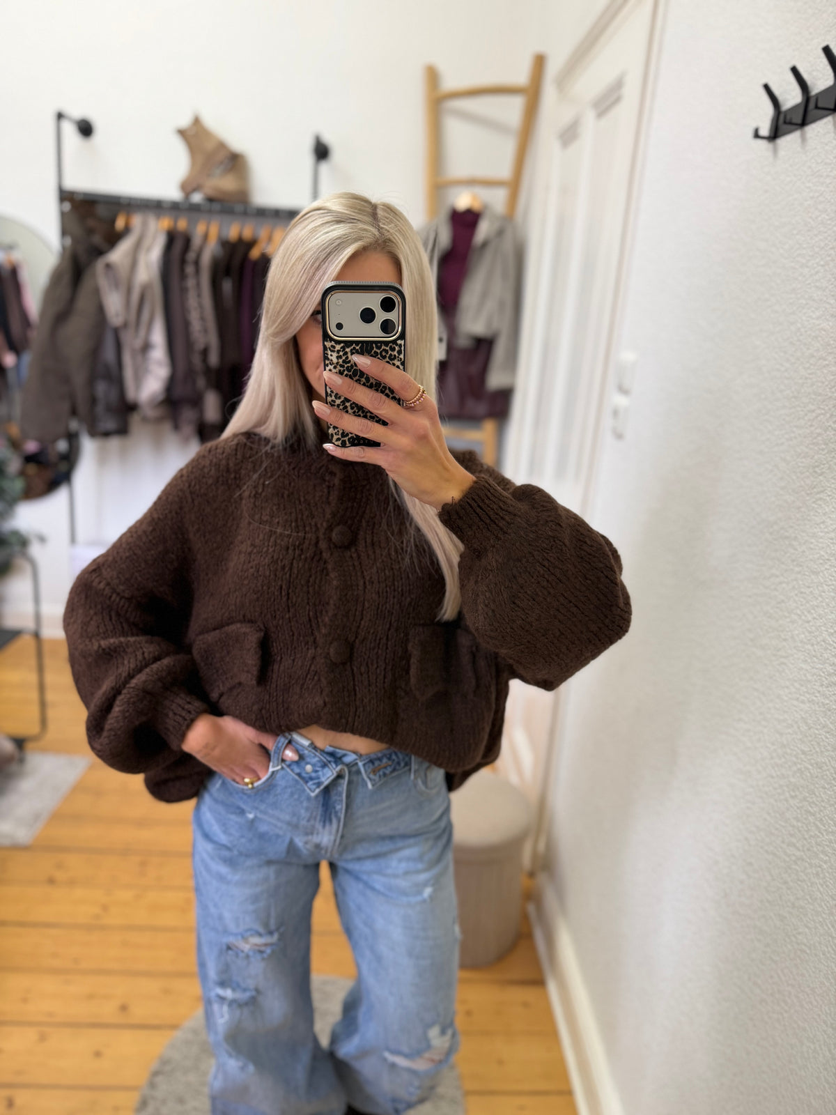 Cardigan “way down”