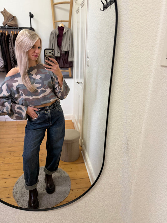 Ballon Jeans in Dirty Blue