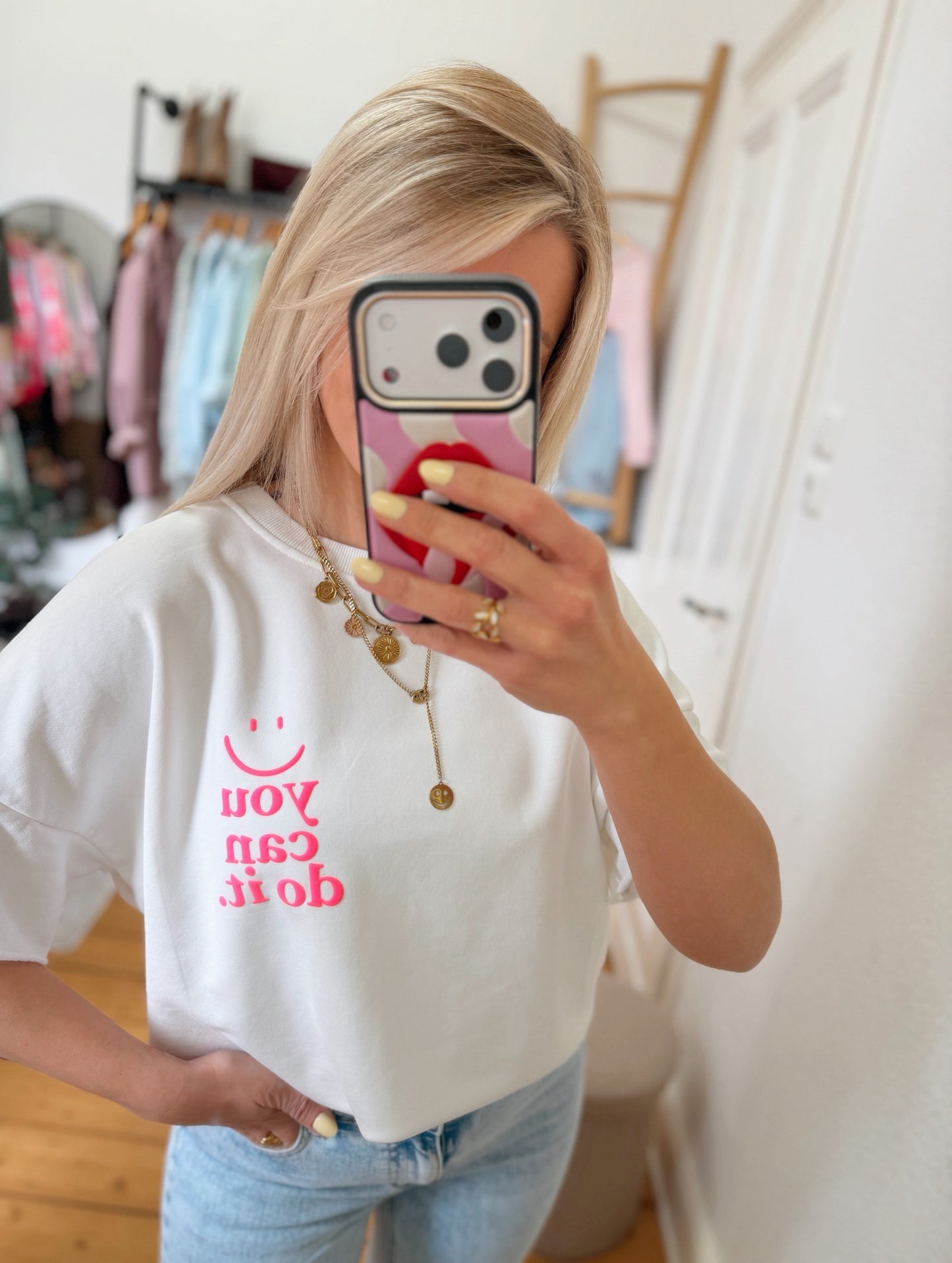 T-shirt „you can“