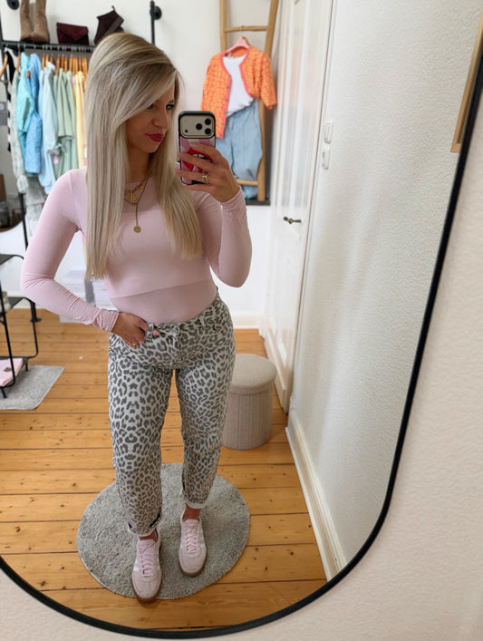 Mom jeans in grau Leo