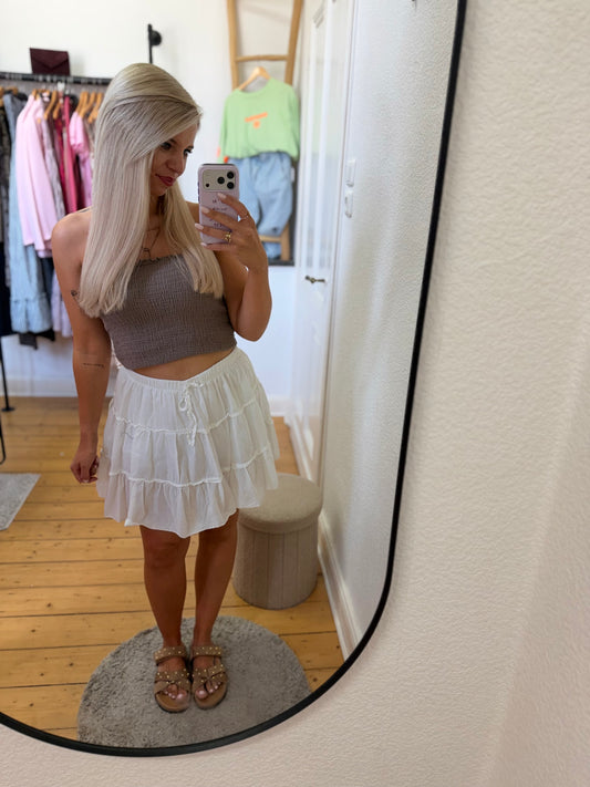 Skort in weiß