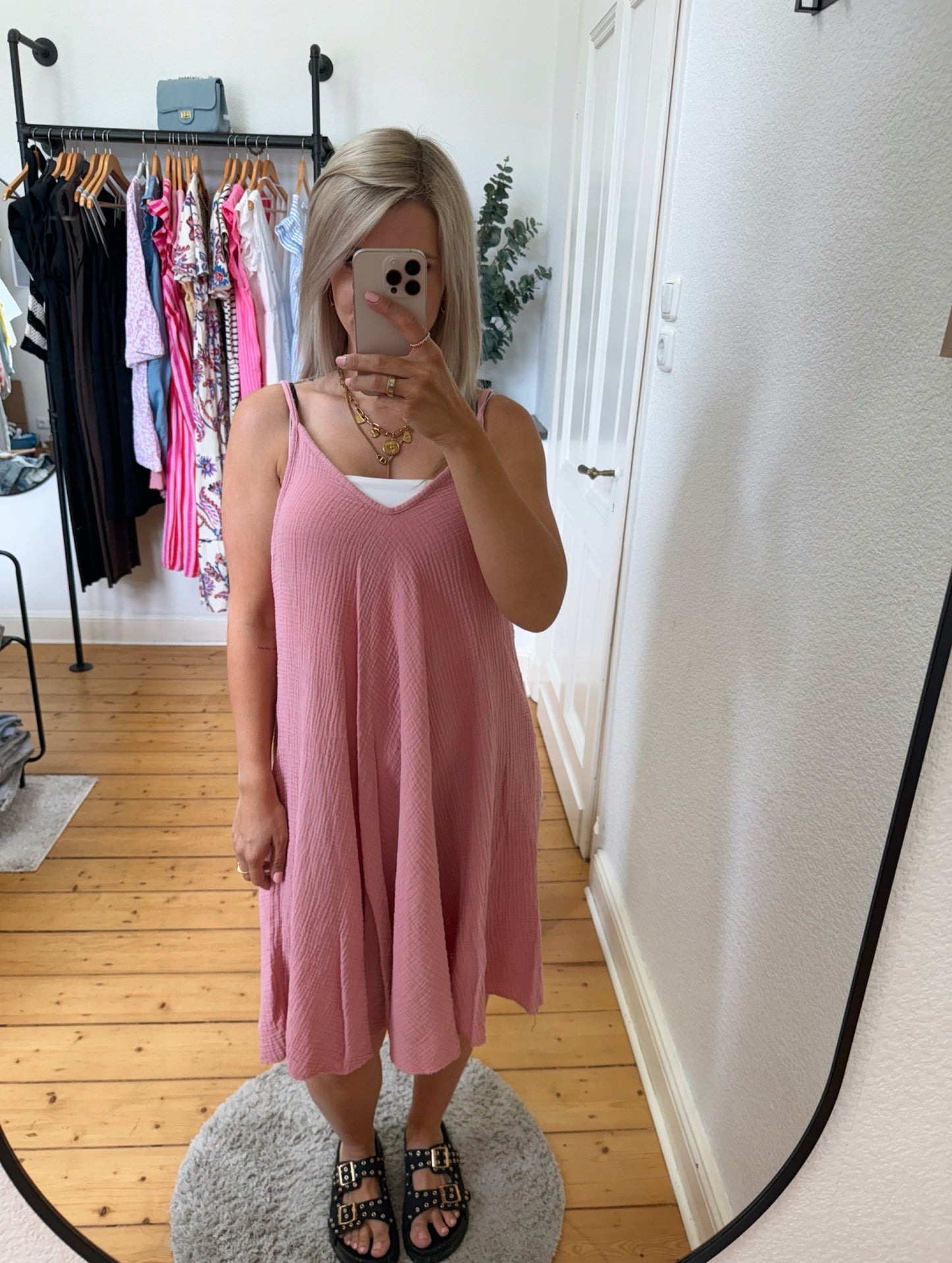 Musselin Trägerkleid