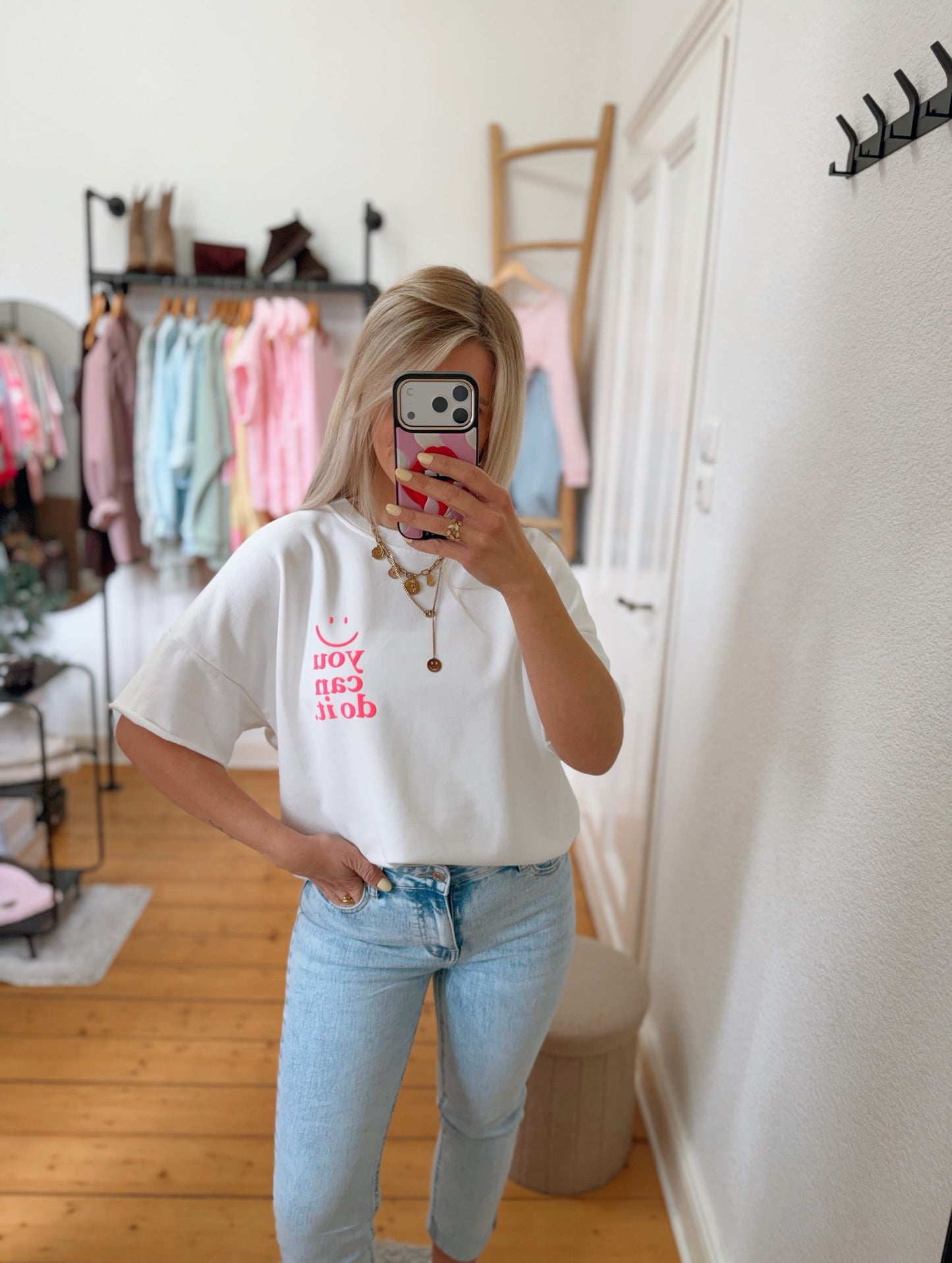 T-shirt „you can“