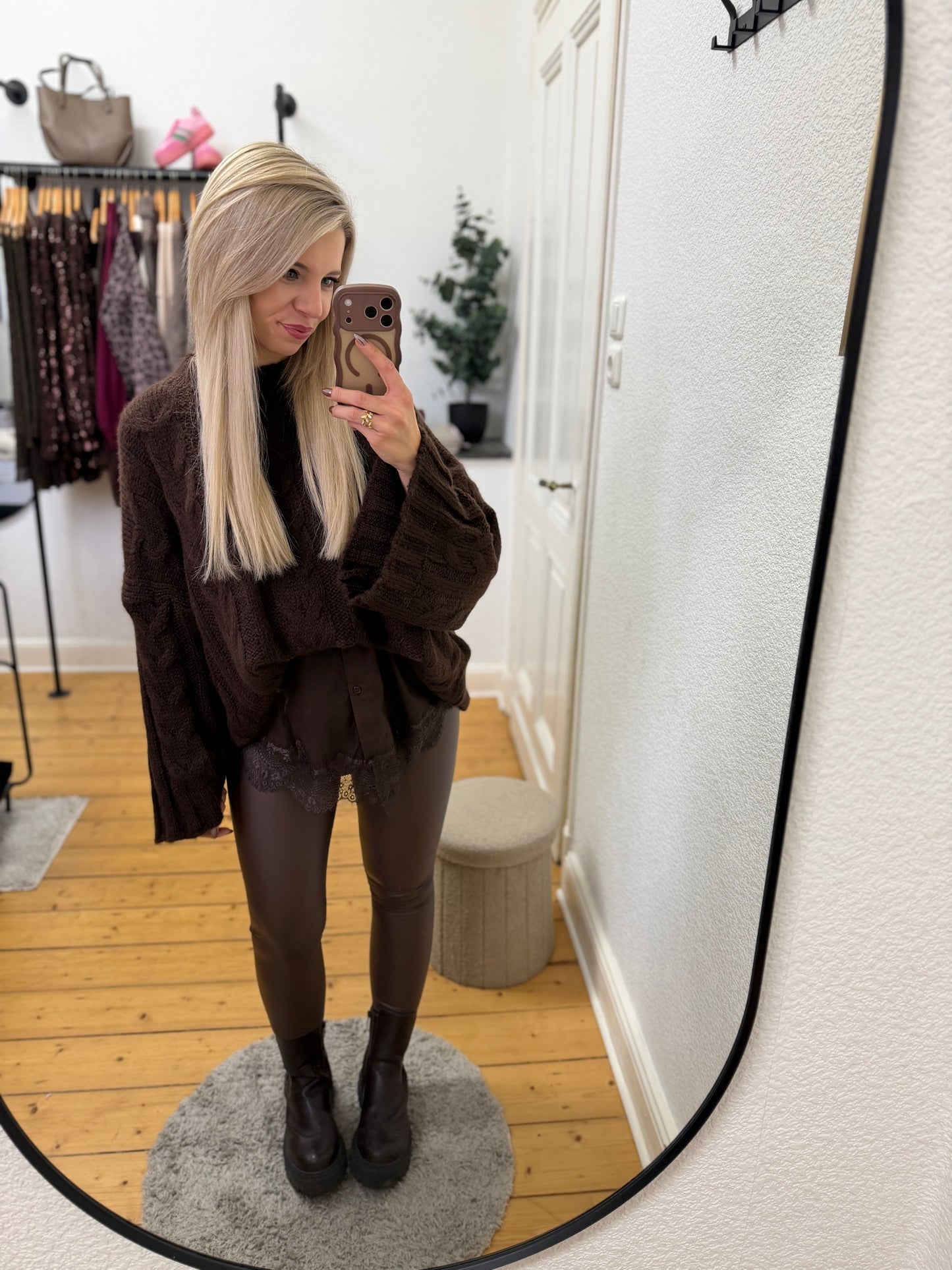 Blusenrock mit spitze